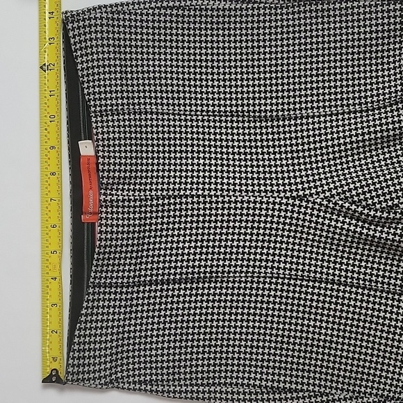 Cartonnier by Anthropologie Houndstooth Elastic Waist Kick Flare Crop Pa… - Picture 14 of 16